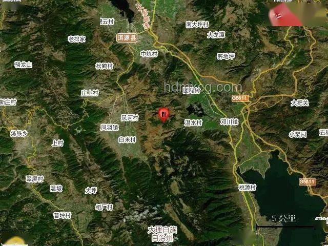 云南大理历次5.0级地震影响对比分析